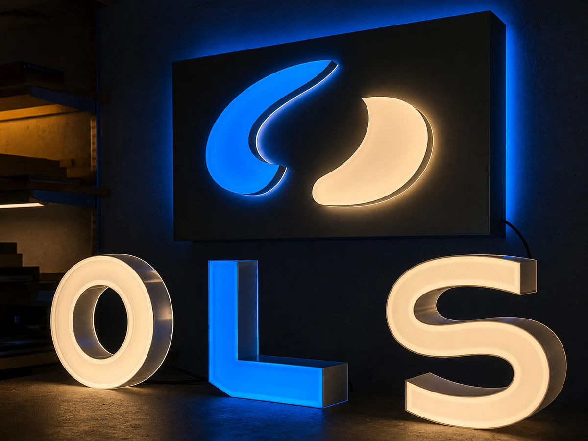 Acrylic Letter Sign real product photo