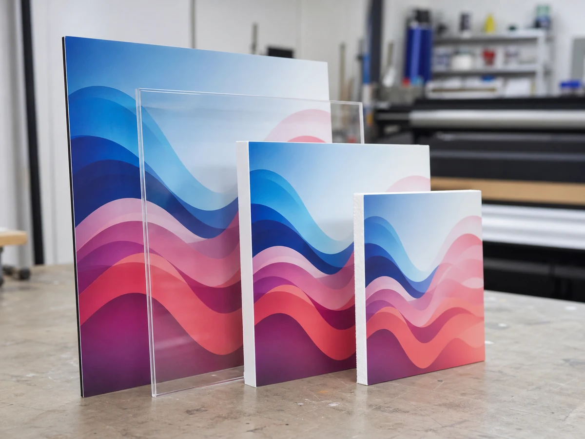 ACP Sheet Printing real product photo